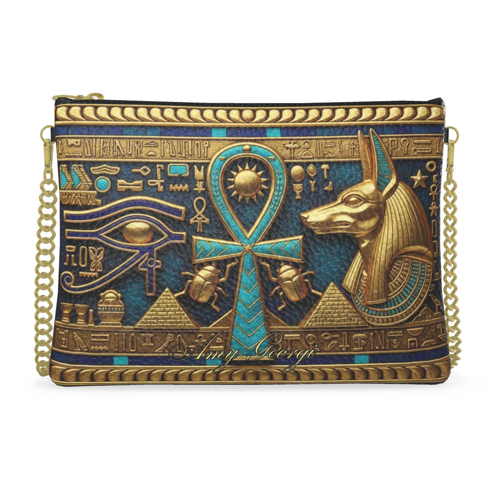 Crossbody Bag With ChainAncient Egyptian Anubis Premium