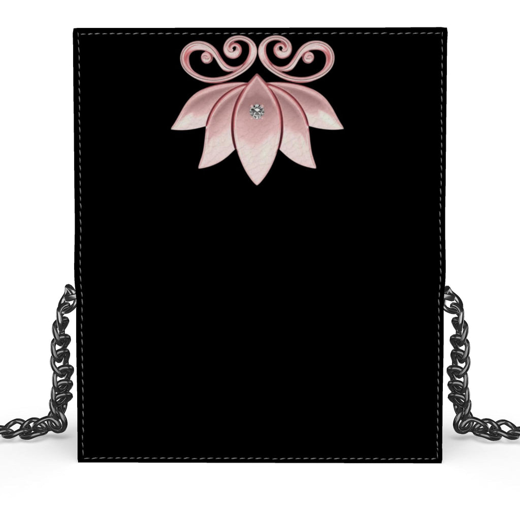 Kenway Evening bag Kenway Evening Bag – Pink Metallic Lotus Design