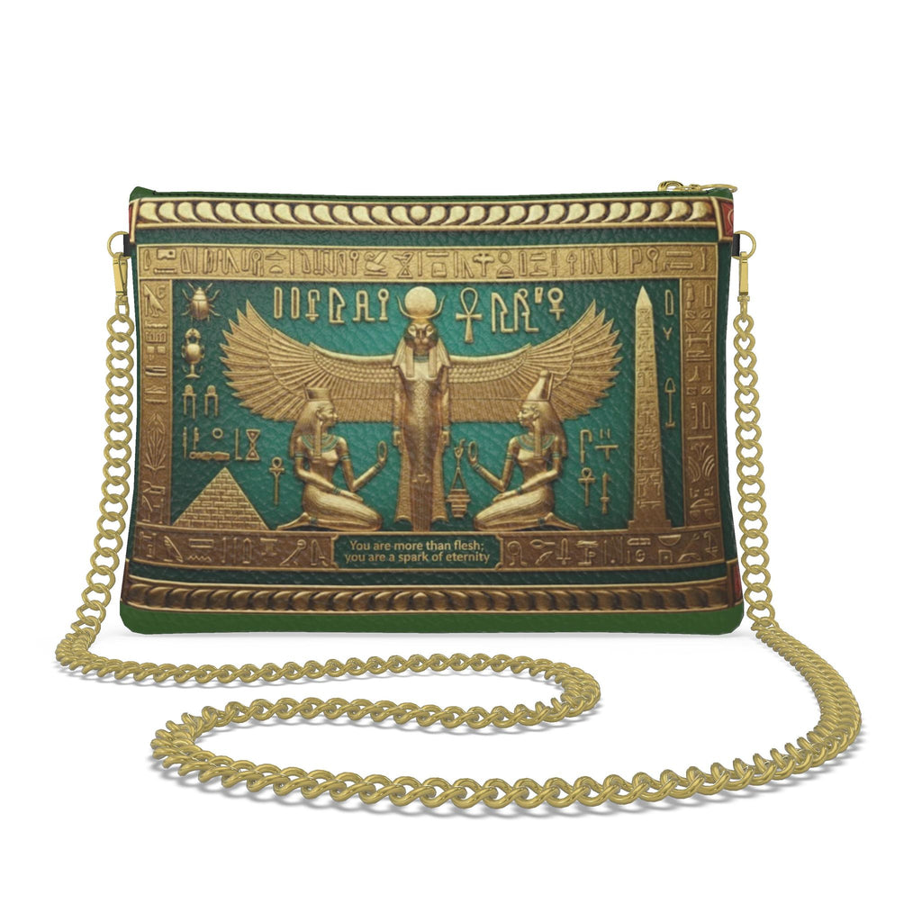 The Eternal Spark - Luxury Egyptian Leather Crossbody Bag