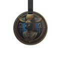 Bastet’s Star: Luxury Egyptian Cat Goddess Bag Charm Leather Charms