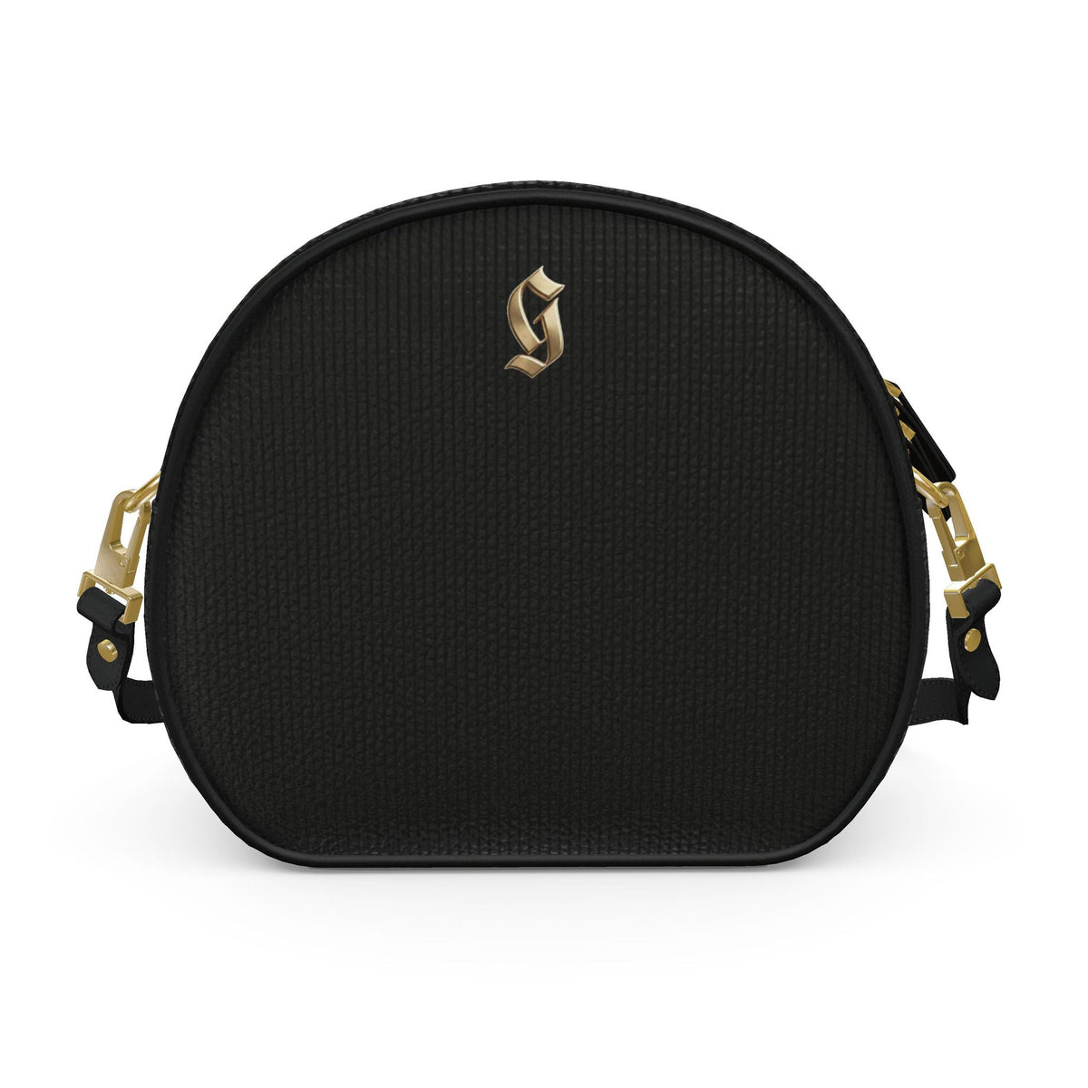 Round Box Bag Black Nappa Leather Circle Bag, Handmade in UK