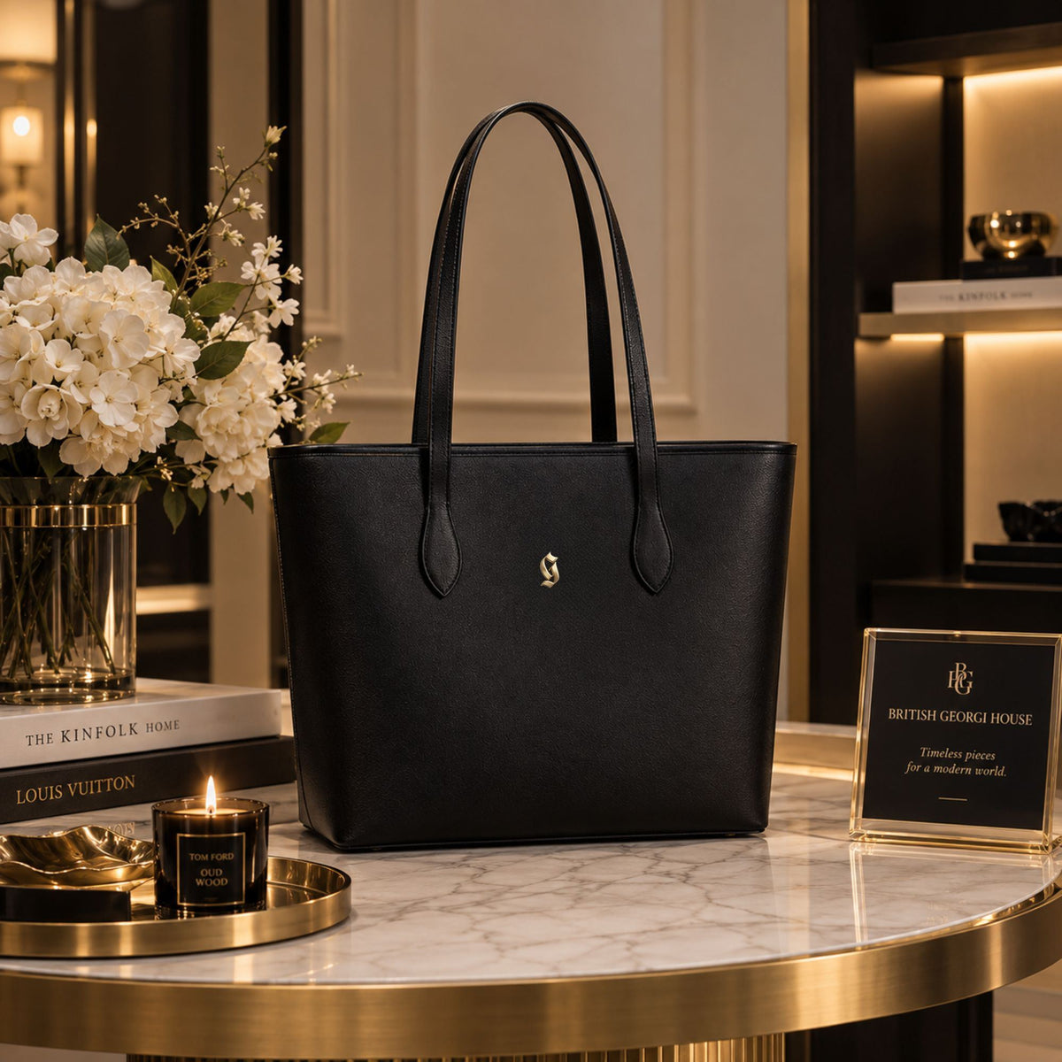The Elizabeth Leather Tote Bag